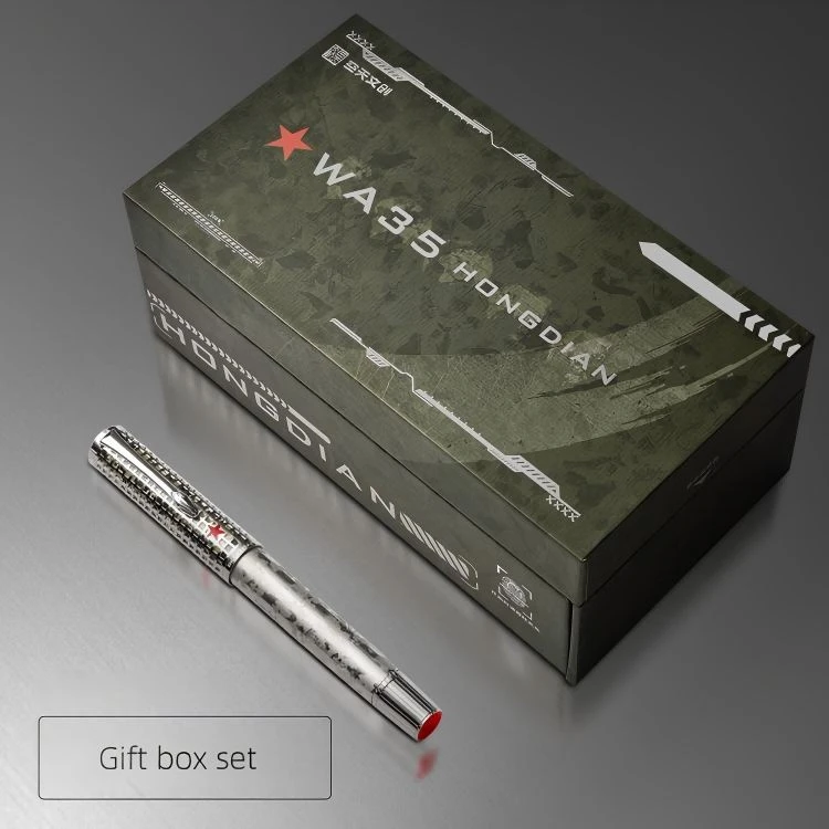 Aviation Design Piston Heavy Metal Fountain Pen Hongdian WA35 factory Aviation Design Piston Heavy Metal Fountain Pen Hongdian WA35 factory