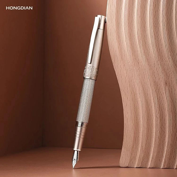 Engravable Art Solid Copper Fountain Pen Hongdian6013s high quality Engravable Art Solid Copper Fountain Pen Hongdian6013s high quality