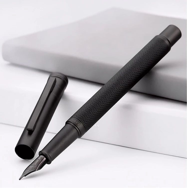 Matte Black Journal Writing Fountain Pen – Hongdian 1850 best