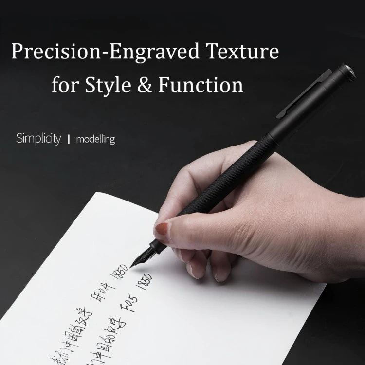 Matte Black Journal Writing Fountain Pen – Hongdian 1850 suppliers