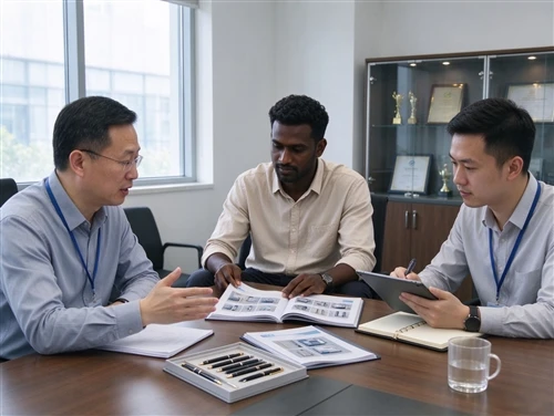 Bangladesh Client Visited Our Pen Manufacturing Base – Fountain Pen Factory &...
