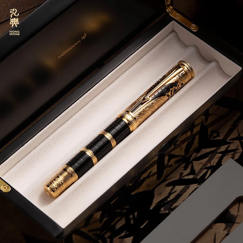 Qin Dynasty 14K Gold Nib Entry Level Gold Nib Fountain Pen Hongdian D5 best Qin Dynasty 14K Gold Nib Entry Level Gold Nib Fountain Pen Hongdian D5 best