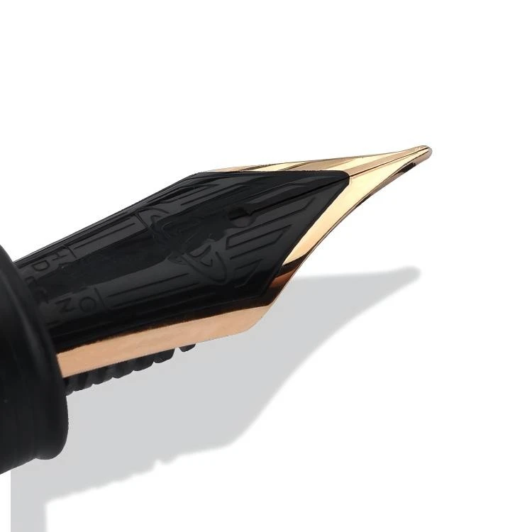 Silver-golden Aluminum Luxury Gift Fountain Pen Hongdian A3 high quality Silver-golden Aluminum Luxury Gift Fountain Pen Hongdian A3 high quality