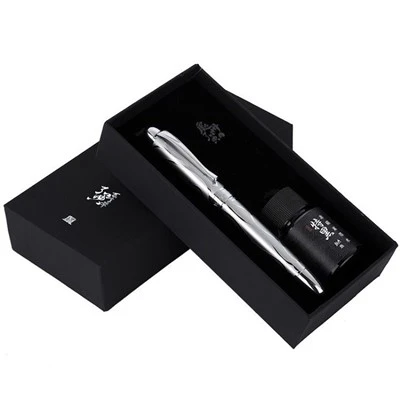 Metal Embossed Design Calligraphy Pen Silver Hongdian 5010